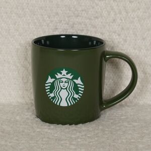 Starbucks Green Ceramic 11 oz Mug Classic Siren Logo Mermaid Coffee Tea 2025